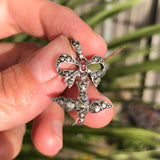 Antique Victorian French Silver Saint Esprit Bird Charm