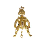 Antique Gold Articulated Napoleon Charm