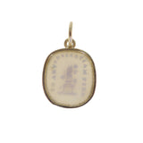 Antique In 'Advsersis Etiam Fide' Ivy Gold Charm