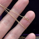 Modern 9ct Gold Trace Chain 16.5"