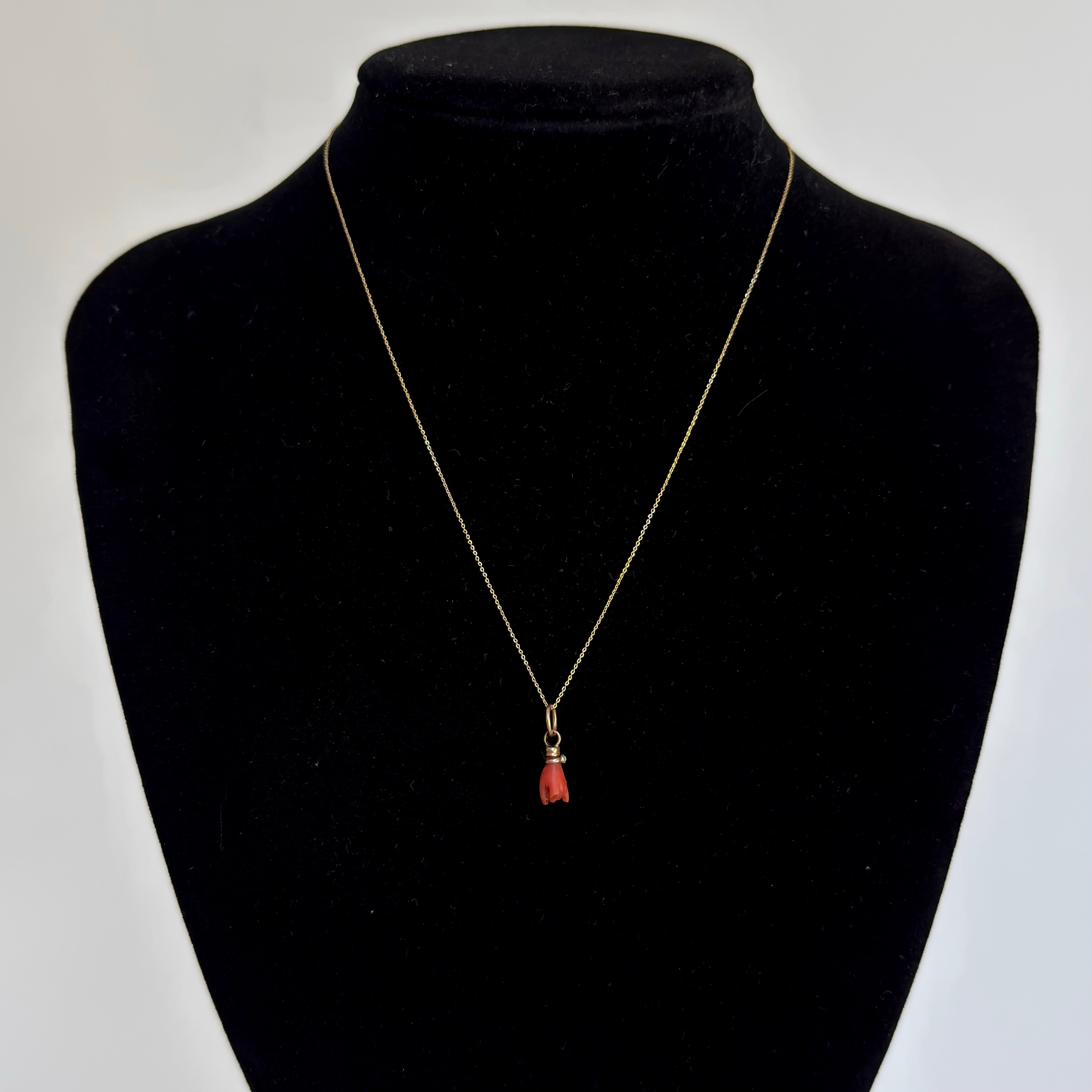 Modern 9ct Gold Trace Chain 16.5"