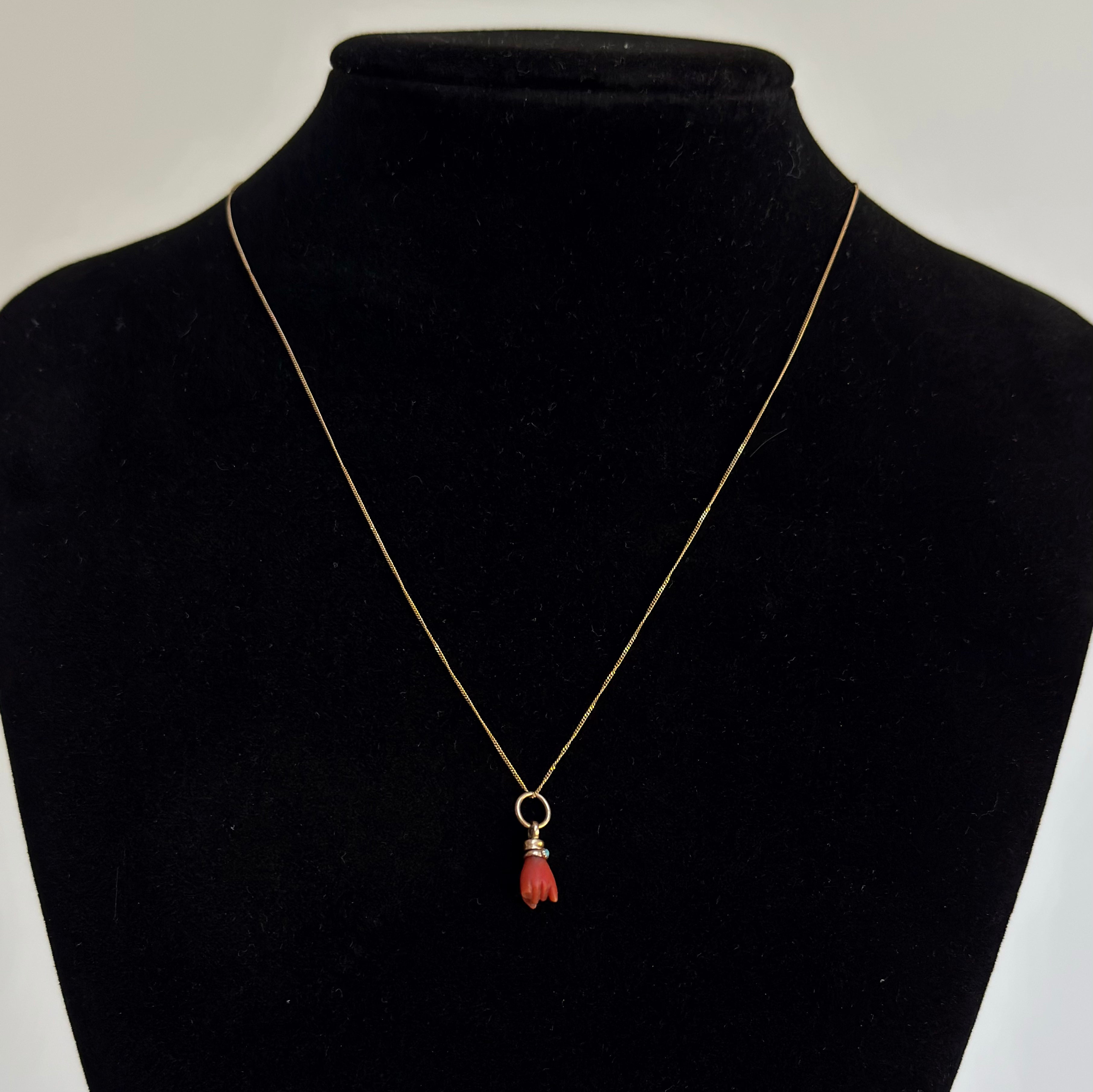 Modern 9ct Gold Curb Chain 18"