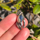 Antique Silver Figural Hand Conversion Charm