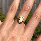 Antique 11ct Gold Grand Tour Cameo Ring