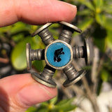 Antique Masonic Wax Seal Desk Wheel