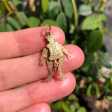 Antique Victorian Articulated Jester Charm