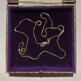Vintage 9ct Gold Box Chain 16"