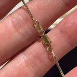 Vintage 9ct Gold Box Chain 16"