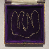 Vintage 9ct Gold Trace Chain 16"