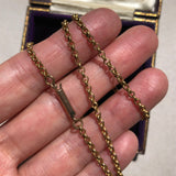 Antique Gold Plated Belcher Chain 17.5"