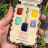 Antique 9ct Chameleon Interchangeable Pendant (Boxed)