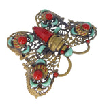 Antique Czechoslovakian Neiger Brothers Butterfly Buckle