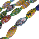 Antique Venetian Matte Glass Trade Bead Necklace