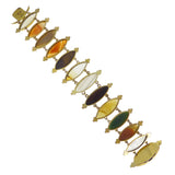 Antique Georgian Pinchbeck Semi Precious Bracelet