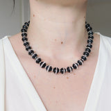 Antique Art Deco Semi Precious Cone Bead Necklace