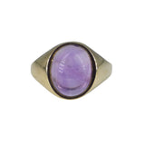 Vintage 9ct Gold Amethyst Solitaire Ring