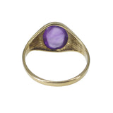 Vintage 9ct Gold Amethyst Solitaire Ring