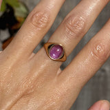 Vintage 9ct Gold Amethyst Solitaire Ring