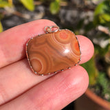 Antique Georgian Gold Marbled Agate Pendant