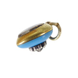 Antique Gold Diamond Heart Locket Charm