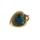 Antique Gold Diamond Heart Locket Charm