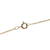 9ct Yellow Gold Lightweight Pendant Curb Chain - 16 inches