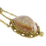 Antique Georgian Cowrie Shell Pendant
