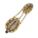 Antique Georgian Cowrie Shell Pendant