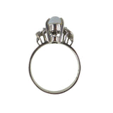 Vintage Gold Opal & Diamond Cocktail Ring