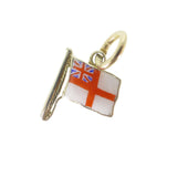 Vintage 9ct Gold British Naval Ensign Charm