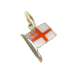 Vintage 9ct Gold British Naval Ensign Charm