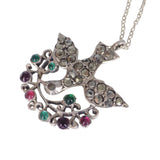 Antique Victorian Silver St Esprit Pendant