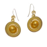 Antique Victorian Etruscan Revival Earrings