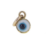 Antique 9ct Gold Tiny Evil Eye Charm