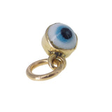 Antique 9ct Gold Tiny Evil Eye Charm