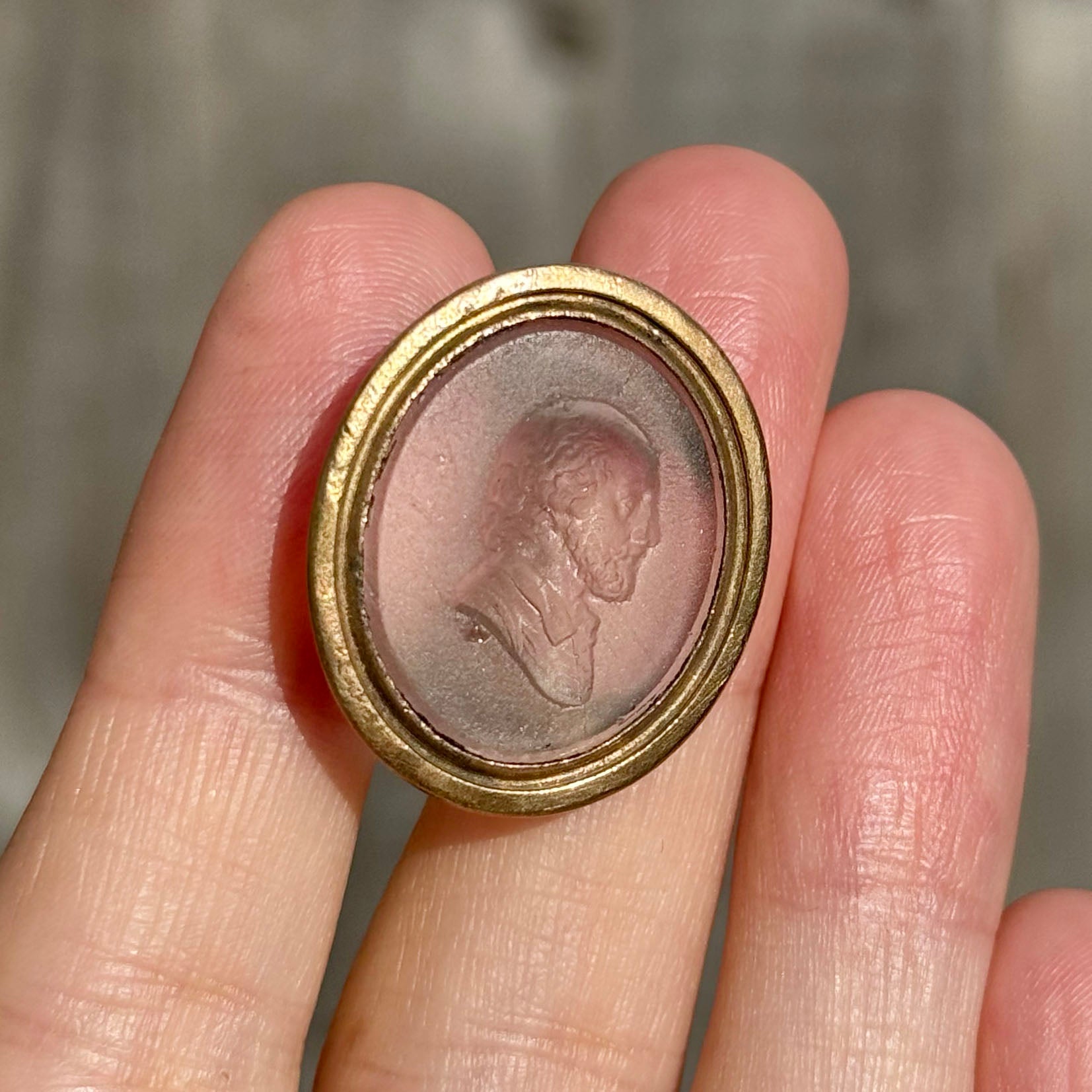Antique Georgian Wedgewood Shakespeare Intaglio Fob