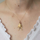 Antique Victorian Articulated Jester Charm