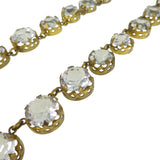 Antique Victorian Paste Floral Necklace