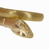 Antique Art Deco Rolled Gold Snake Bangle