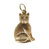 Vintage 9ct Gold Cat Charm