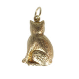 Vintage 9ct Gold Cat Charm