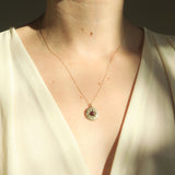 Antique Victorian Gold Garnet Star Charm