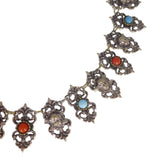 Antique Renaissance Revival Figural Gothic Choker Necklace