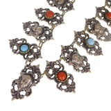 Antique Renaissance Revival Figural Gothic Choker Necklace