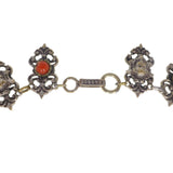 Antique Renaissance Revival Figural Gothic Choker Necklace