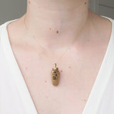 Vintage Chinese Silver Filigree Honey Bee Pendant