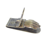 Antique Brass Hand Clip Holder