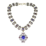 Antique Renaissance Revival Figural Panel Necklace