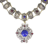Antique Renaissance Revival Figural Panel Necklace