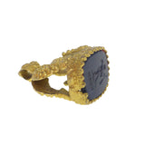 Antique Bacchus Grape & Cherub 'HUSH' Intaglio Seal